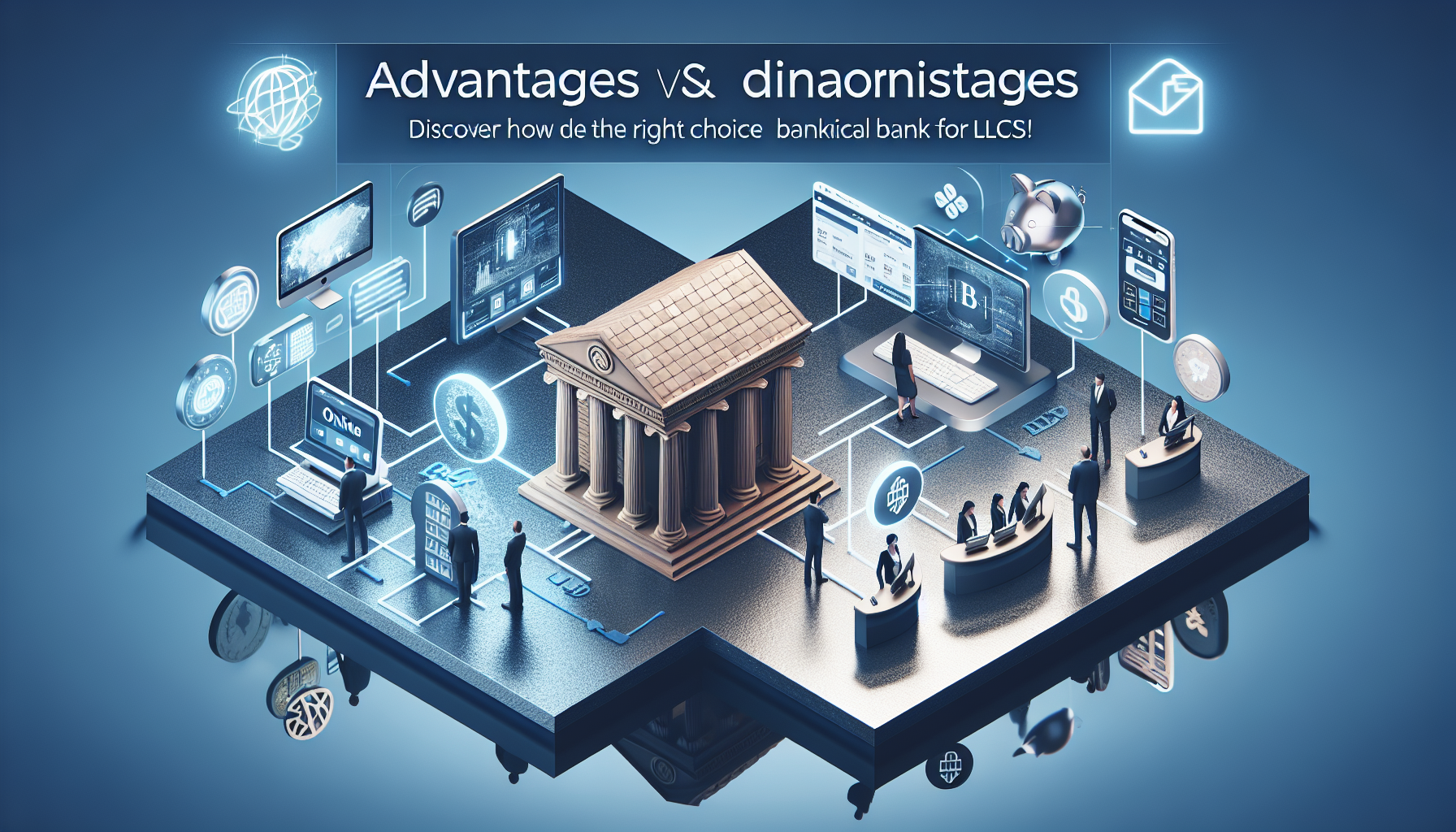 Opter pour une banque en ligne ou traditionnelle pour une SARL : comment choisir ?
