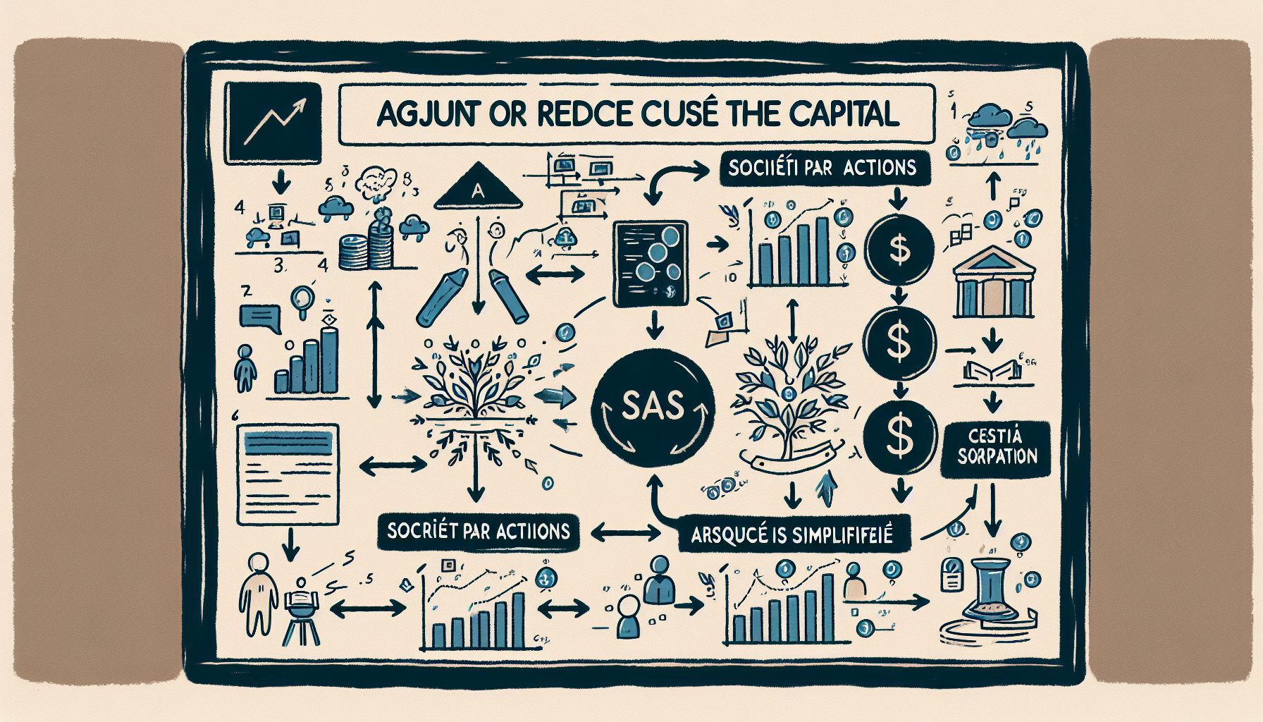 découvrez les étapes essentielles pour augmenter ou diminuer le capital d'une sas dans cet article. obtenez des informations claires et précises sur les démarches à suivre pour réaliser ces opérations en toute légalité.