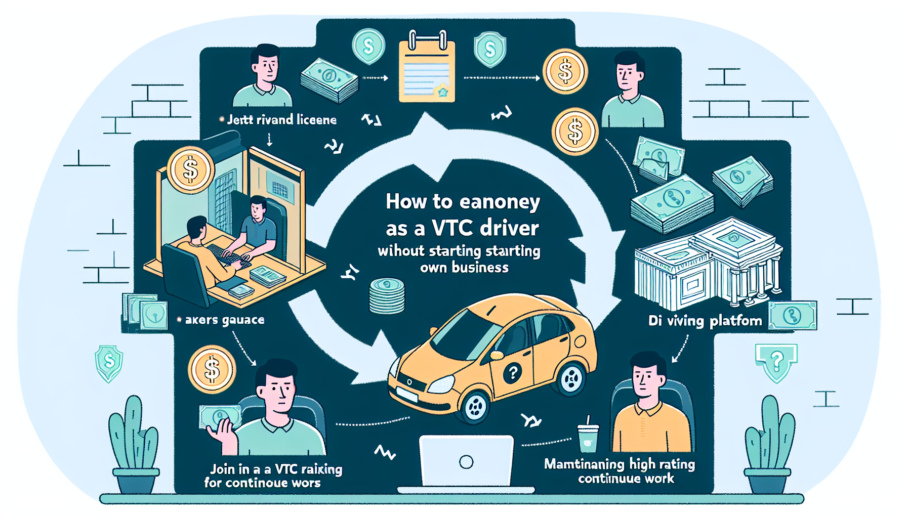 découvrez les possibilités pour devenir chauffeur vtc sans créer son entreprise et les démarches à suivre pour cette activité professionnelle.