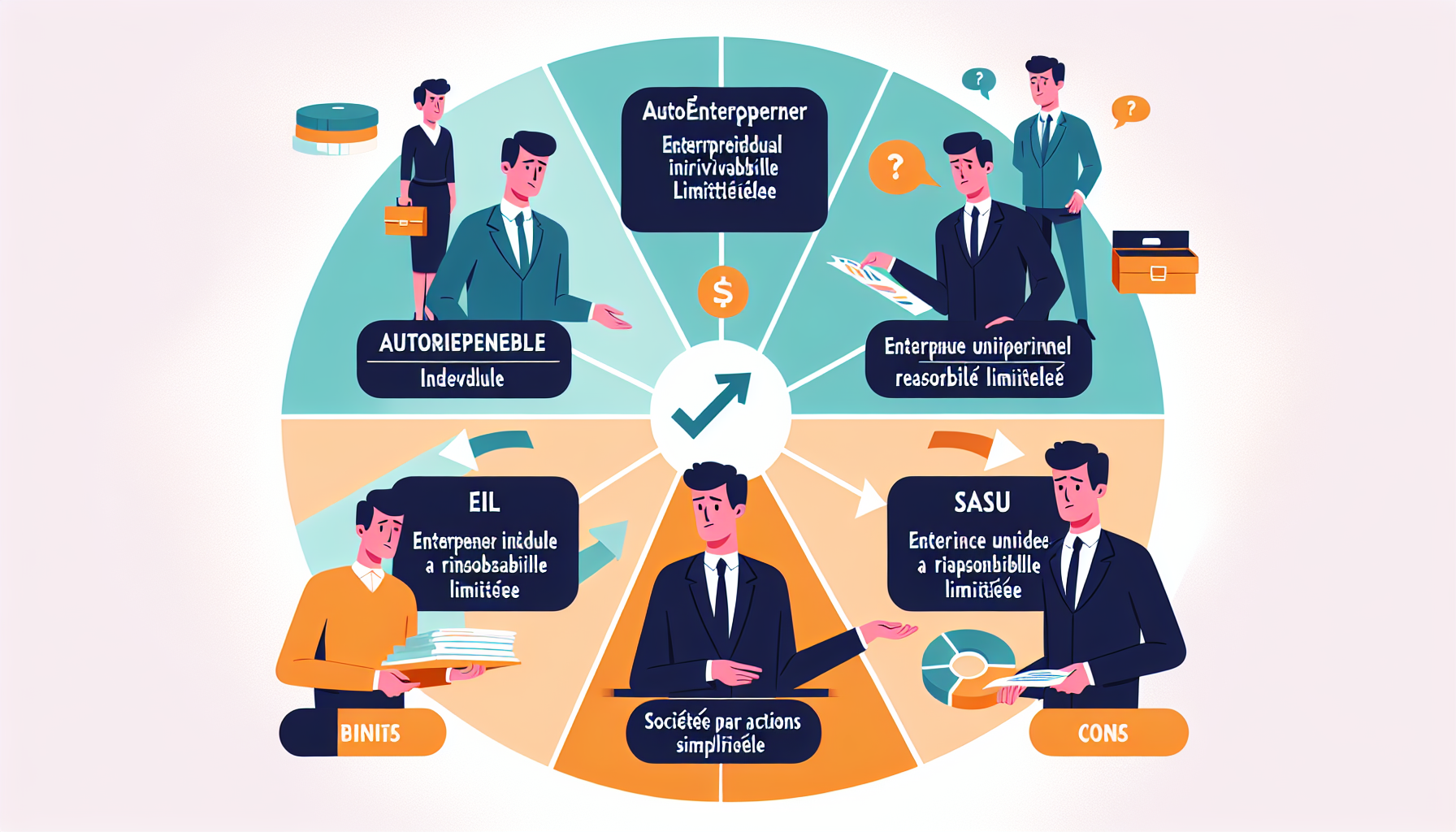 découvrez les différents statuts juridiques pour entreprendre seul en france : autoentrepreneur, ei, eirl, eurl ou sasu, et choisissez celui qui correspond le mieux à vos besoins et à votre projet d'entreprise.